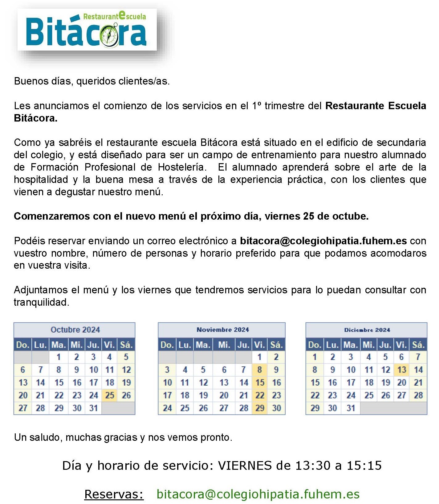 Bitácora 1 trimestre 24 25