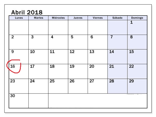 MÁS QUE COLORES: abril 2018