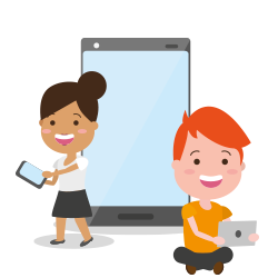 Uso dispositivos electrónicos centro educativo